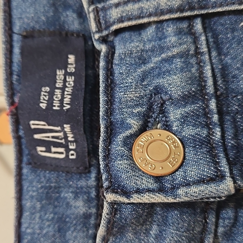 GAP High Rise Vintage Slim Jeans - Picture 2 of 4